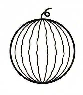 a black and white drawing of a pumpkin.webp